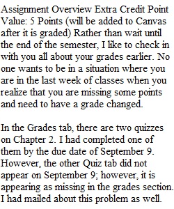 Module 9 Grade Update